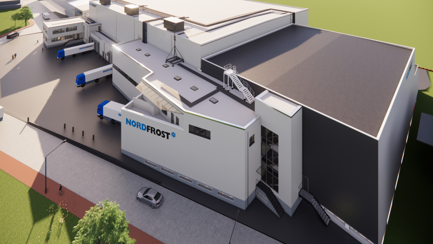 Bauplanung und Gesamtplanung aller Gewerke für ein Tiefkühl-Logistikzentrum